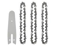 4/5/6 Inch Guide Chain Combo, Portable Universal Chainsaw Accessory, Very Sharp for Tree Pruning Tool Parts(4 inch Set A)