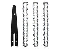 4/5/6 Inch Guide Chain Combo, Portable Universal Chainsaw Accessory, Very Sharp for Tree Pruning Tool Parts(5 inch Set A)