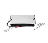 4/5/6-String Sealed Soapbar 2-Hole Bass Guitar Pickup 5 String Double Coil Humbucker Pickup 101 * 37.5mm Ceramic Magnet Black(4-String)