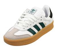 (4.5) adidas Samba Xlg Unisex Fashion Trainers in White Green
