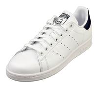 (4.5) adidas Stan Smith Mens Classic Trainers in White Navy