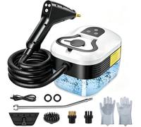 4.5 Bar Handheld Steam Cleaner, 2500 W Portable Handheld Steam Cleaner for Everything, 6 Adjustable Speeds, 15s Fast Heating Time, 1200 ml Water Tank, for Kitchen, Car, Windows, Sofas, Floors