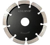 4.5" Diamond Crack Chaser Blades for Routing and Repairing Cracks in Concrete and Asphalt - 1/4" Width with a 5/8" - 7/8" Non-Threaded Arbor