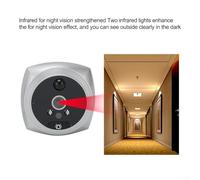 4.5 Inch Digital Door Viewer 1080P 2MP 160 Degree Peephole Camera Doorbell with Motion Detection and for Home Security