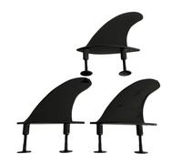 4.5 Inch G5 Soft Surf Fin With Replacement 6 Fins Screws Plastic Tail For Surfboard Softboard Surfing Accessories(Three Fins)