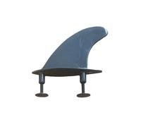 4.5 Inch G5 Soft Top Surf Fin With Replacement 6 Fins Screws Plastic Tail For Surfboard Surfing Accessories(1 Fin Gray)