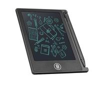 4.5 Inch LCD Writing Tablet for Kids, Reusable Drawing Board with Stylus Pen, Portable Doodle Board for Calligraphy Practice & Memo Notes, Erasable Note Pad & Clipboard (Black)