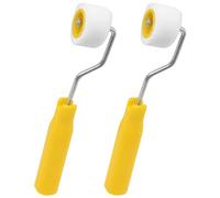 4/5 inch Mini Paint Rollers for Touch up Trim Edge or Corner, Extra Small Paint Wool Brushes, Tiny Painting Tool(2 Pack)