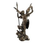 4.5 Inch Poly Stone Archangel Uriel Figurine Statue Home Decor