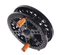 4.5 inches Centrepin Float Reel Center Pin Trotting Fishing Reel 113.5mm CNC Machined Aluminum Salmon Steelhead Fishing Black Color