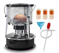 4.5 L kerosene heater, 2600W high power Kerosene Stove Heater,360° Camping Heater,No need for electricity, Kerosene Heater for Patio, Tent, Fishing (black)