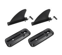 4.5" Removable Universal SUP Fin Nylon Fin Center Replacement Paddle Board Accessories for Most Inflatable SUPs, Surfboard, Stand-up Paddleboard (Including Slot)