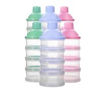 4/5 Section Baby Formulas Dispenser Secure Seal Milk Powder Container Baby Milk Powder Dispenser for Toddler &