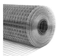 4/5" Stainless Steel Welded Wire Mesh - Rabbit Fence & Chicken Wire Fencing, 0.5/0.6/0.7/0.8m Wide, Ideal for DIY Poultry Cage & Garden Screen (0.5x28m)