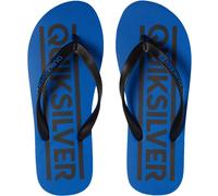 (4.5 UK, Blue) Quiksilver Boys Kids Java Wordmark Summer Beach Thongs Sandals Flip Flops