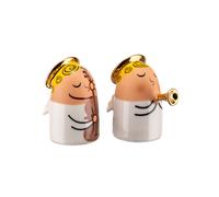 4.5 x 3 cm Angels Hand-Decorated Porcelain Figurines, Set of 2