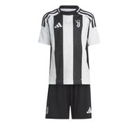 Kids Football Mini Kit Black 2024-2025 Juventus Home Top Socks and Bottoms Set