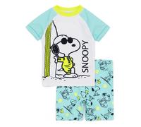 (4-5 Years, Blue/White) Snoopy Childrens/Kids Two Piece Swim Set