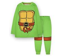 (4-5 Years) Teenage Mutant Ninja Turtles Long Sleeve Long Leg Pyjama Set (Boys Green)