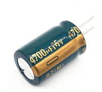 4-50pcs/lot 16 * 25 or 18 * 25mm P55 Low ESR/Impedance high frequency 35v 4700UF aluminum electrolytic capacitor 4700UF35V 20% MQXFCZUX(T)
