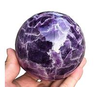 4-5cm/1.57-1.96inch Natural Amethyst Ball Hand Polished Crystal Ball Healing Crystals Ball Healing Stone Crafts Fengshui Home Decor Collecting Gifts (40-50mm, Amethyst)