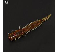4 5cm Fishing Worm Bait Pack 20pcs of Soft Lures with Three Tailed Spiral for Effective Catching (7)