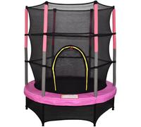 4.5FT 55" Junior Kids Child Trampoline Set With Safety Net Enclosure