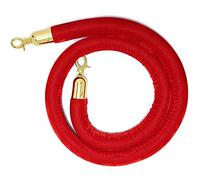 4/5ft Grey Rope Crowd Control Barriers with Polished Hooks 1.5m