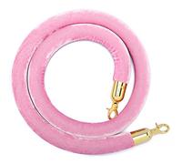 4/5ft Grey Rope Crowd Control Barriers with Polished Hooks 1.5m