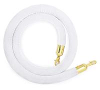 4/5ft Grey Rope Crowd Control Barriers with Polished Hooks 1.5m Diameter