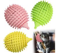 4.5in Cat Self Groomer Wall Mount, Corner Face Scratcher and Massage Comb for Cats and Dogs (3Pcs)