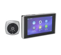 4.5in Digital Door Viewer, 1080P 2MP 160 Degree Peephole Camera, IR Night Vision, Motion Detection with Chime, Doorbell Security Door Viewers for Home Safe