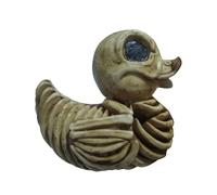 4.5inch Creepy Duck Decoration - Halloween Skeleton Duck, Spooky Halloween Decor, Cute Skeleton Model Ornament | Synthetic Resin Scary Festive Indoor Outdoor Prop For Bedroom