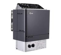 4.5KW Electric Sauna Heater with Built-in Controller, Spa Heater 380V Spa Heater Supports Body Detox & Weight Loss