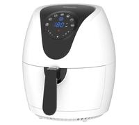 4.5L Air Fryer - 1400W Oil-Free Cooker with 7 Presets, Non-Stick, Dishwasher Safe Basket (4.5L) - White