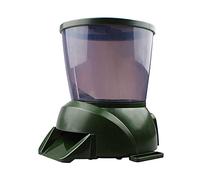 4.5L Automatic Fish Feeder, Pond Fish Feeder, Outdoor Fish Food Dispenser, Large Moisture Proof Timer Feeding Food Dispenser(GREEN)