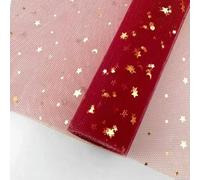 4.5m Roll Net Yarn Bouquet Wrapping Paper Star Moon Glitter Flowers Floral Art Party Present Packing Transparency Soft Roll gauze
