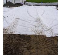 (4.5m x 2m) Geotextile Non Woven Membrane White Filtration Drainage Fabric 4.5m Wide