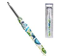 4.5mm Looen Crochet Hook, Ergonomic Handle for Arthritic Hands, Soft Rubber Grip Extra Long Knitting Needles for Crochet Beginners, Knitting Enthusiasts (4.5mm)