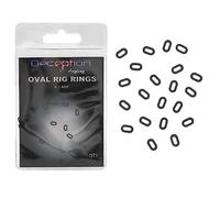 4.5mm Oval Rig Rings Bait Carp Fishing Terminal Tackle Swivel Chod Pack of 20