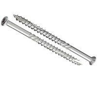 4.5mm x 60mm Stainless Steel Hard Wood Decking Screws Torx Countersunk Head and Self Drilling Tip High Corrosion Resistant Rust Proof Terrace Screws (Pack of 100) N14AB
