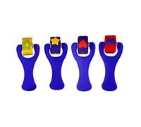 4/5Pcs Kids Paint Sponges Craft EVA Sponge Stamper Early Learning Finger Brushes Foam Art Drawing Tools Brushes Toddler Kids