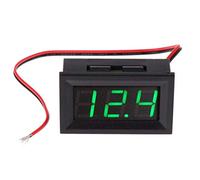 4.5V-30V 2-Wires Digital Voltmeter 0.56" LED for Almost All Electric Vehicles Reverse Polarity for Protection