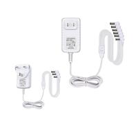 4.5v Power Adapter with 3 Output Jacks Compatible with Lemax 94565 Lighted Accessory for Christmas Micro Lighting Building Decoration Power Supply