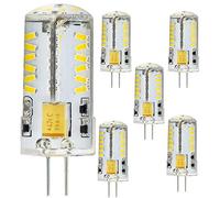 4.5W G4 LED Lamp 57 SMD 3014 Bulb Beads Warm White 2700K 12V AC 360 degrees (5 pieces, 320-350LM)