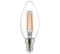 4.5W LED Candle Bulb, E14, 2700K, 470lm, Non-Dimmable - Pack of 4 - 29551