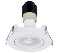 4.5W Led Recessed Tilting Downlight Kit 3000K 345Lm Non-Dimmable White Pack Of 3