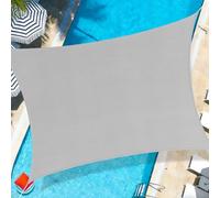 4.5x5me Sail 185gsmUV Protect 95% BreathableCanopy for Garden & Terrace GreyPerfectSolut