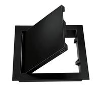 4 6 10 12 18 32 40 in Aluminum Access Panel for Drywall, Plumbing Hatch Doors Wall Hole Cover with Push-to-Open Latch, Fir Attic Door for Office Hotel(Black,32x38in)