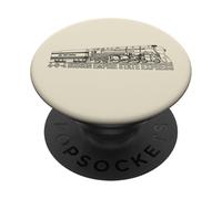 4-6-4 Hudson Empire State Express Steam Locomotive PopSockets Adhesive PopGrip